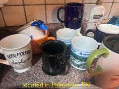 ASST PLASTIC CUPS/COFFEE CUPS/MUG STAND/