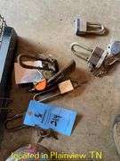CAN OF LOCKS-MOST HAVE KEY ATTACHED