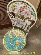 24" OUTDOOR BISTRO TABLE WITH 2 CHAIRS