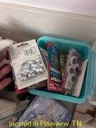 SEWING BOX AND ACCESSORIES