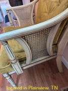 UPHOLSTERED CHAIR 34"H/PADDED STOOL 17.5"H/STOOL 16X14X13