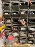 BOLT BIN WITH CONTENTS