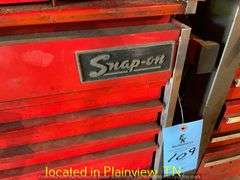 SNAP ON DOUBLE STACK TOOLBOX WITH MISC TOOLS