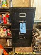 2DRAWER 30"  METAL FILING CABINET WITH MISC TRAILER WIRING AND LIGHTS
