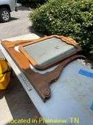 WASH STAND MIRROR 27X34 & FRAME 52X31