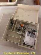 SEWING BOX AND ACCESSORIES
