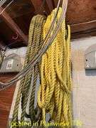 QTY (2) ROPES AND PIECE OF CABLE