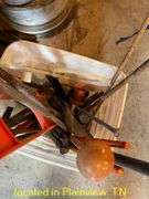 QTY (2) BUCKETS MISC REBAR & STEEL PIECES