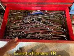 SNAP ON DOUBLE STACK TOOLBOX WITH MISC TOOLS
