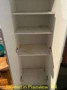 14"X24"X70" WHITE CABINET