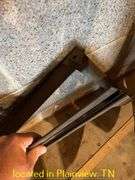LOT OF FRAMING SQUARES/YARD STICKS/DRYWALL T SQUARE/(2) FIBERGLASS 42" CHANNELS
