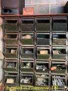 BOLT BIN WITH CONTENTS