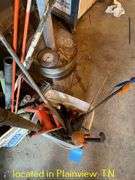 QTY (2) BUCKETS MISC REBAR & STEEL PIECES
