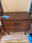 QTY (2) MATCHING BEDSIDE TABLES 24X15X23