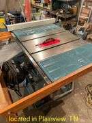 JET 10" CONTACTOR TABLE SAW MODEL JWTS-10