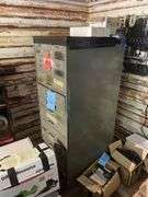 10DRAWER 19"WX25"DX52"H METAL CABINET WITH DOLLY