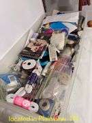 SEWING BOX AND ACCESSORIES