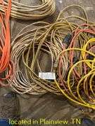 LOT OF EXTENSION CORDS