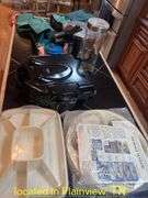 T-FAL PRESSURE COOKER/RIVAL ELEC GRIDDLE/PIEROGI MAKER/PAMPERED CHEF COVERED DISH/