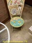 24" OUTDOOR BISTRO TABLE WITH 2 CHAIRS