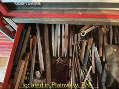 CRAFTSMAN DOUBLE STACK TOOLBOX WITH MISC FASTENERS