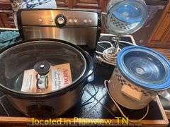 FOODSAVER WITH BAGS/AROMA SLOW COOKER/RIVAL CROCK POT/VANITY MIRROR