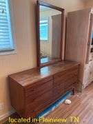 DRESSER 59.5X18.5X31 WITH MIRROR 30.5X46.5