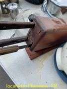 POTS AND PANS/LOCKING CAKE PLATTER/PERKALATOR/TUPPERWARE BOWLS/KNIVES/VEGETABLE SLICER