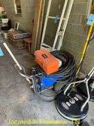 HONDA 13HP PRESSURE WASHER WITH ELEC START AND EXTRA HOSES & WAND-UNTESTED