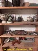 WOODEN SHELF AND ALL CONTENTS 60X70X7.5