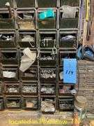 BOLT BIN WITH CONTENTS
