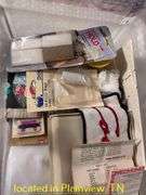 SEWING BOX AND ACCESSORIES