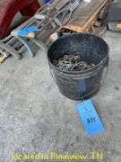 BUCKET OF VARIOUS LENGTH CHAINS