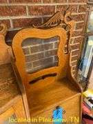 28X14X68 SIDE BY SIDE SECRETARY DESK WITH KEY