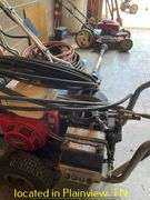 HONDA 13HP PRESSURE WASHER WITH ELEC START AND EXTRA HOSES & WAND-UNTESTED
