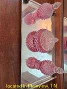 PINK BUBBLE VANITY SET 4" TALL