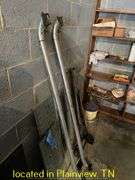 QTY (2) TRUCK STEP BARS/(2) GALVANIZED TRACTION PLATES/(2) BED RAILS