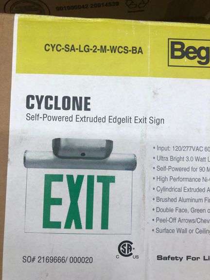 PALLET EXIT NAD EMERGENCY LIGHTS