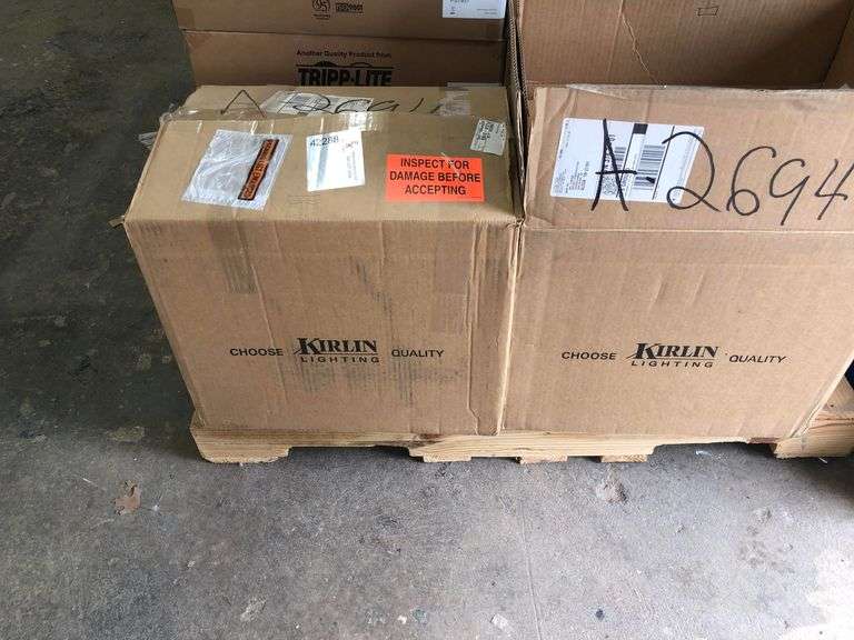 QTY(2) LED POLE LIGHTS