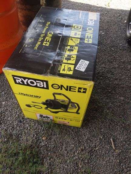 RYOBI BATTERY OPERATED DRAIN AUGER
