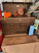 KENNEDY MACHINEST TOOLBOX WITH MISC FASTENERS
