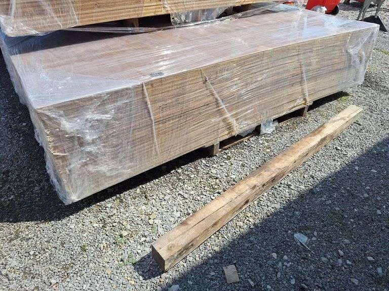 QTY (25) SHEETS 3/4" 4'X8' SHEETS CABINET GRADE PLYWOOD