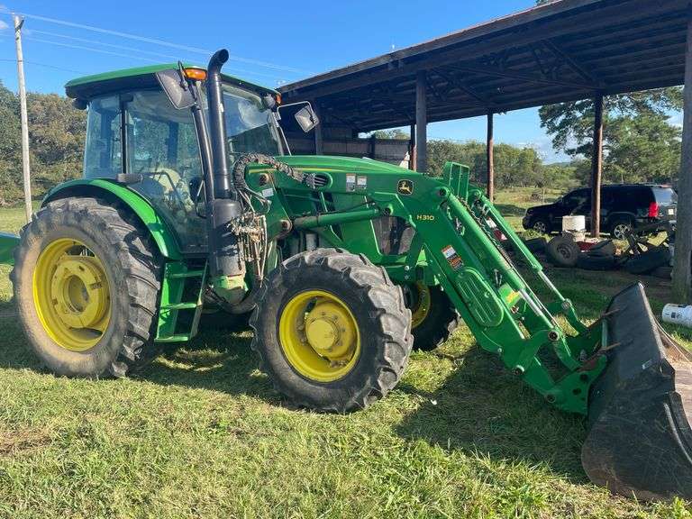2022 JOHN DEERE 6135E W/ JOHN DEERE H310 LOADER