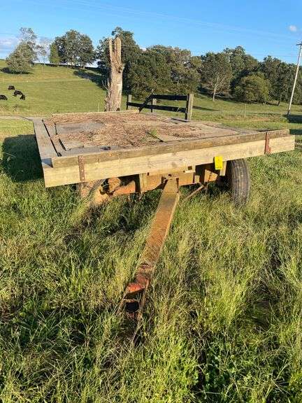 TANDEM AXLE HAY WAGON-AS IS