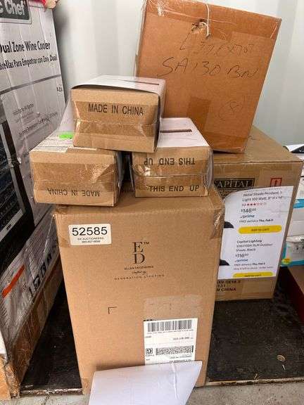 LIGHT FIXTURES HANGING LIGHTS, (2)PC 8" PENDANT LIGHTS, LIGHTING PENDANT SHADE, (3)PC BRUSH NICKEL S