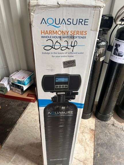 NIB AQUASHORE HARMONY SERIES WHOLE HOUSE WATER SOFTNER