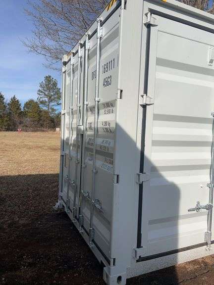 40' HQ SHIPPING CONTAINER WITH 4SIDE DOORS & 1REAR DOOR