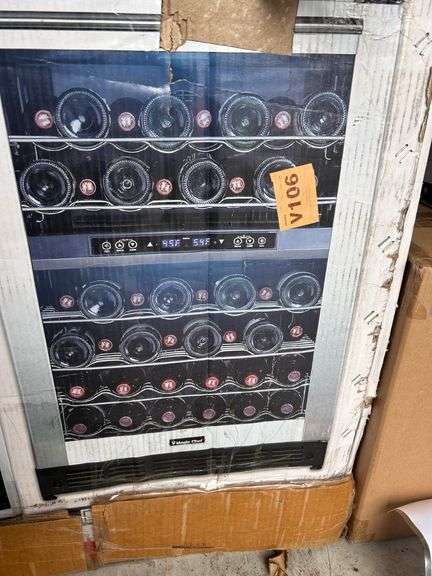 MAGIC CHEF 44 BOTTLE DUAL ZONE WINE COOLER