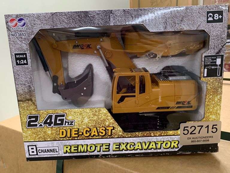 AO HAI DIE CAST REMOTE CONTROL EXCAVATOR TOY