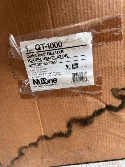 NUTONE HIGH SPEED VENTILATOR 1040 CFM